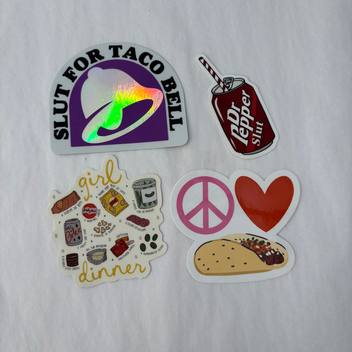 Foodies Unite Sticker Pack