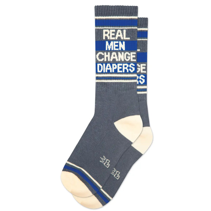 Real Men Change Diapers Socks