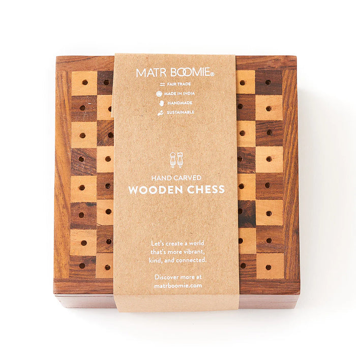 Travel Wooden Chess Game