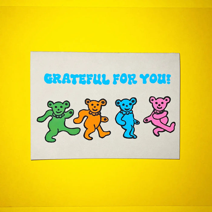 Grateful Bear Card