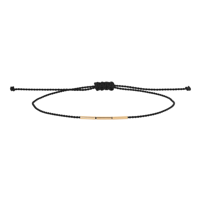 14k Gold Bamboo Cord Bracelet
