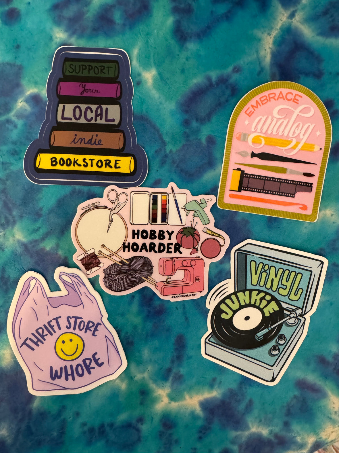 Hobby Sticker 5-pack