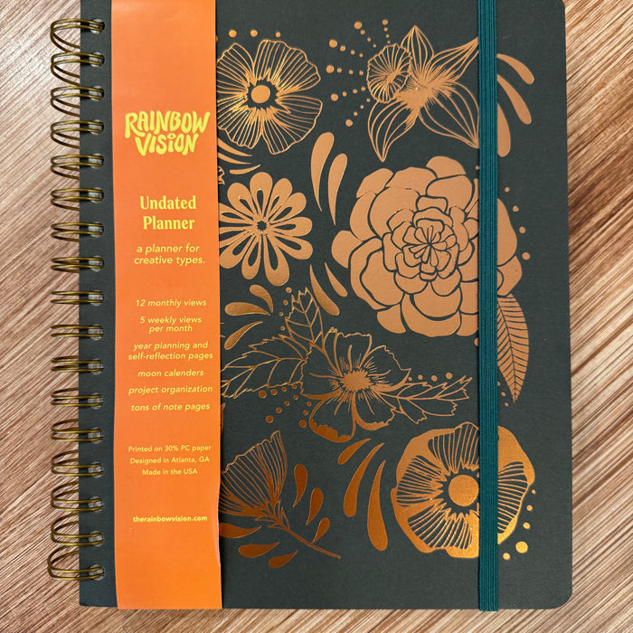 Planner Flower Power Hard Cover