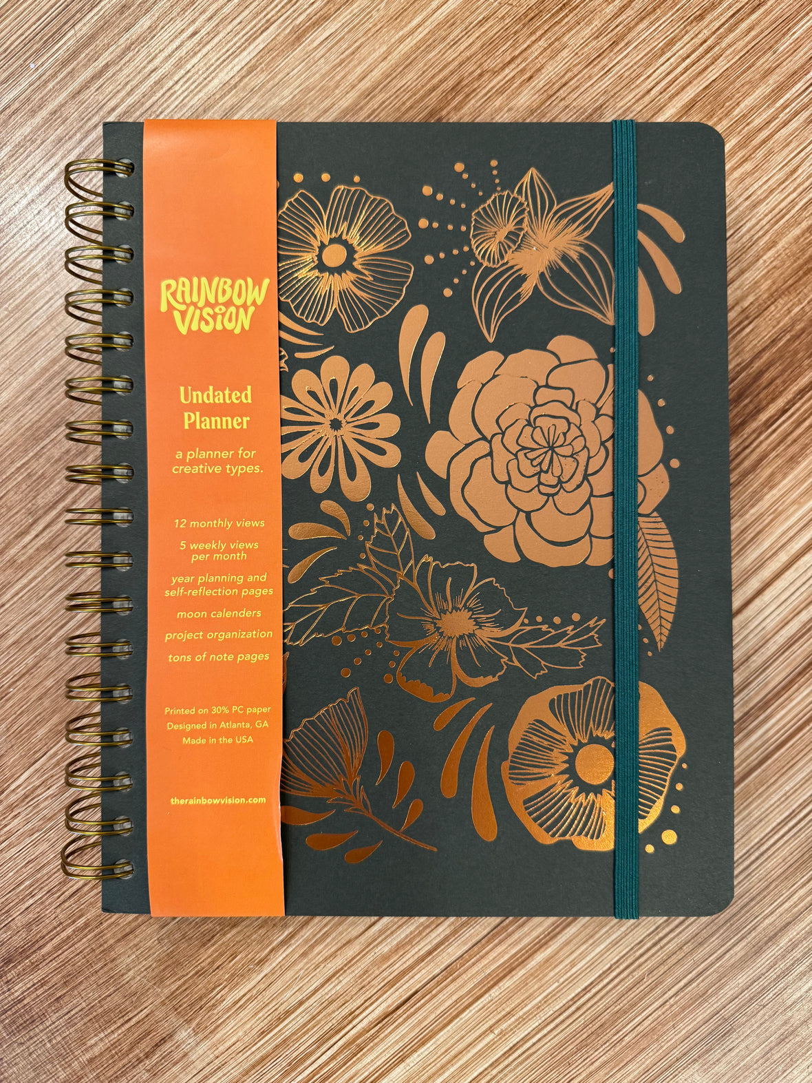 Planner Flower Power Hard Cover