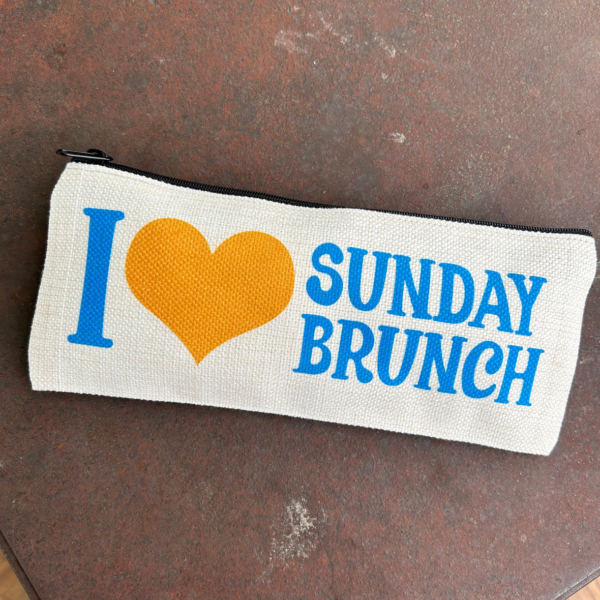 Sunday Brunch Pencil Pouch