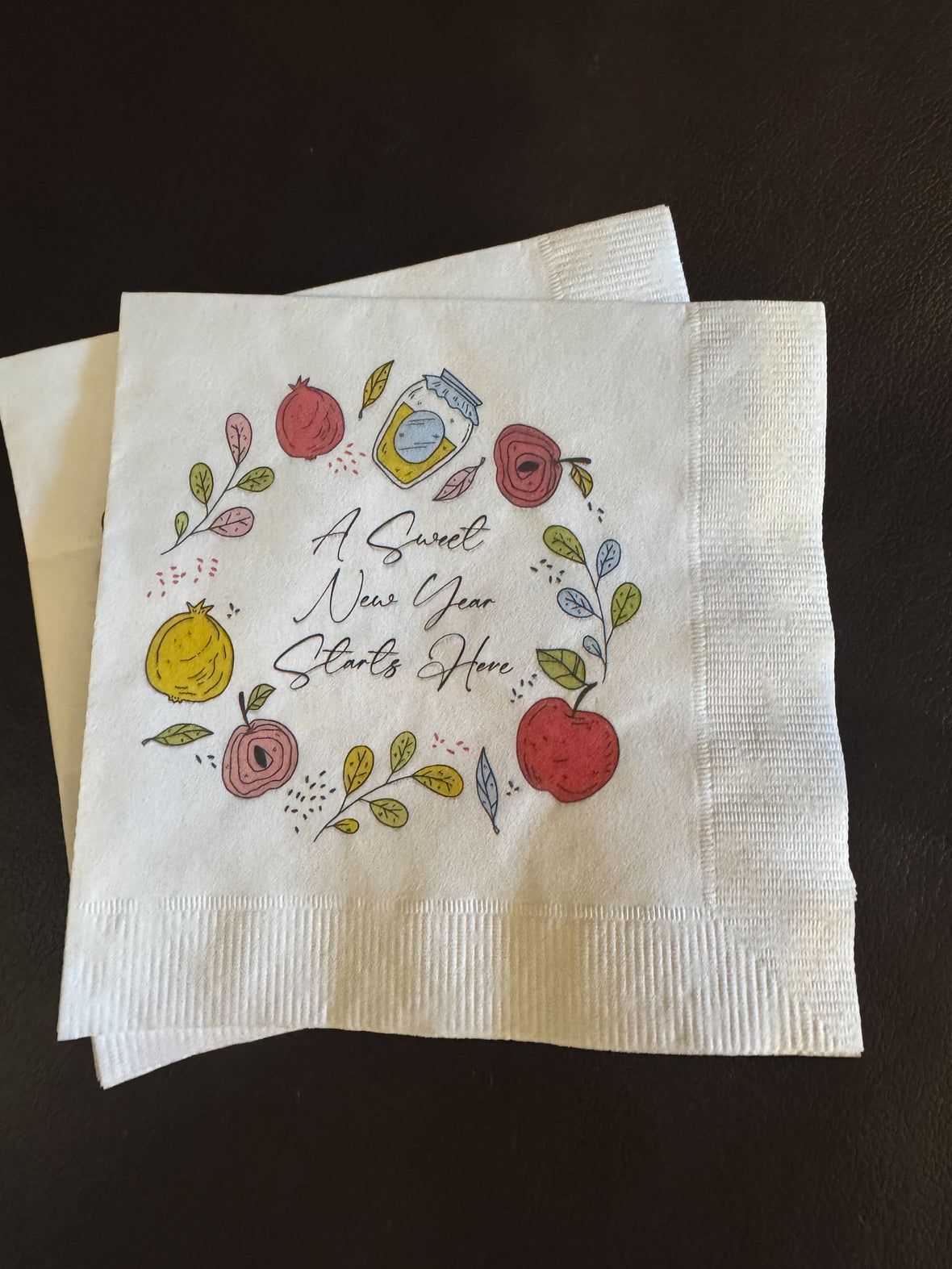 A Sweet New Year Starts Here Cocktail Napkin