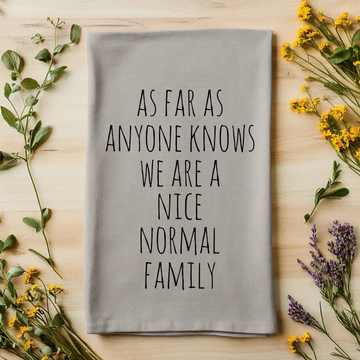 Nice Normal Family Towel