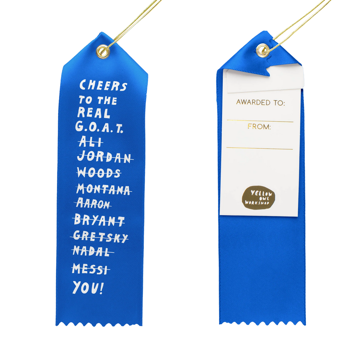 Award Ribbon - Cheers to the Real GOAT