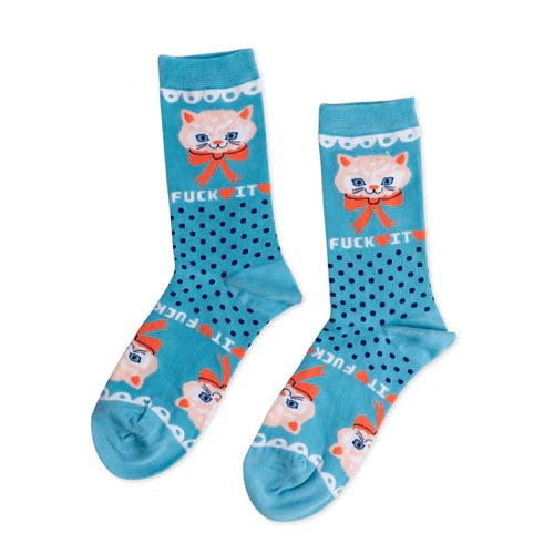 Fuck it Kitty Socks