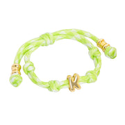 Knotted Initial Bracelet