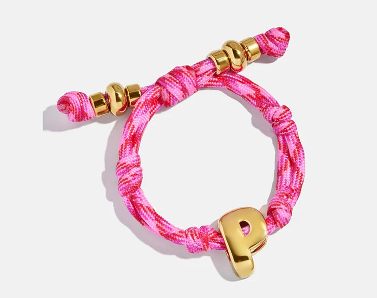 Knotted Initial Bracelet