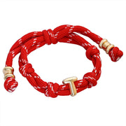 Knotted Initial Bracelet