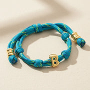 Knotted Initial Bracelet